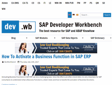 Tablet Screenshot of dev-workbench.com